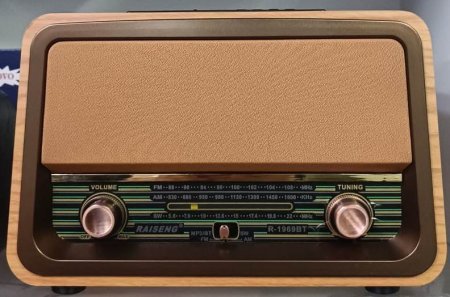  راديو انتيك RADIO RAISENG  R-1969BT <br> <span class='text-color-warm'>نفذت الكمية</span>